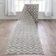 Custom Size Runner Ailey Moroccan Lattice Trellis Grey Choose Your Width x Choose Your Length Hallway Runner Rug