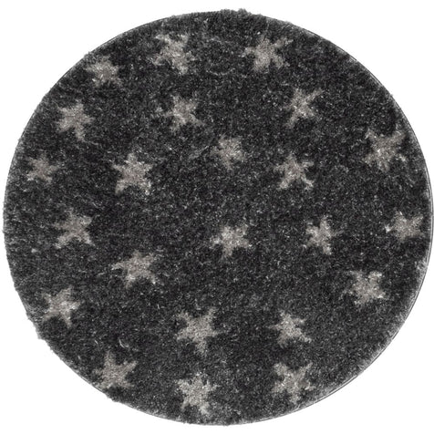 Celestial Skies Modern Stars Pattern Grey Thick & Ultra Soft Kids Rug