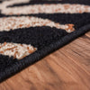Animal Skin Brown Modern 3-Piece Set (5' x 7' and Bonus 20" x 31"  Mats)