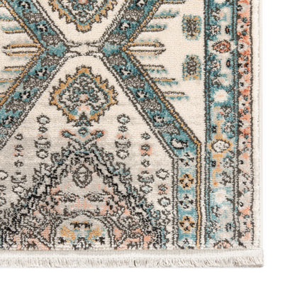 Julita Custom Size Runner Medallion Oriental Blue  Choose Your Width x Choose Your Length Hallway Runner Rug