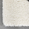 Lina Scandinavian Moroccan Lattice Ivory Thick  Nordic Shag Rug