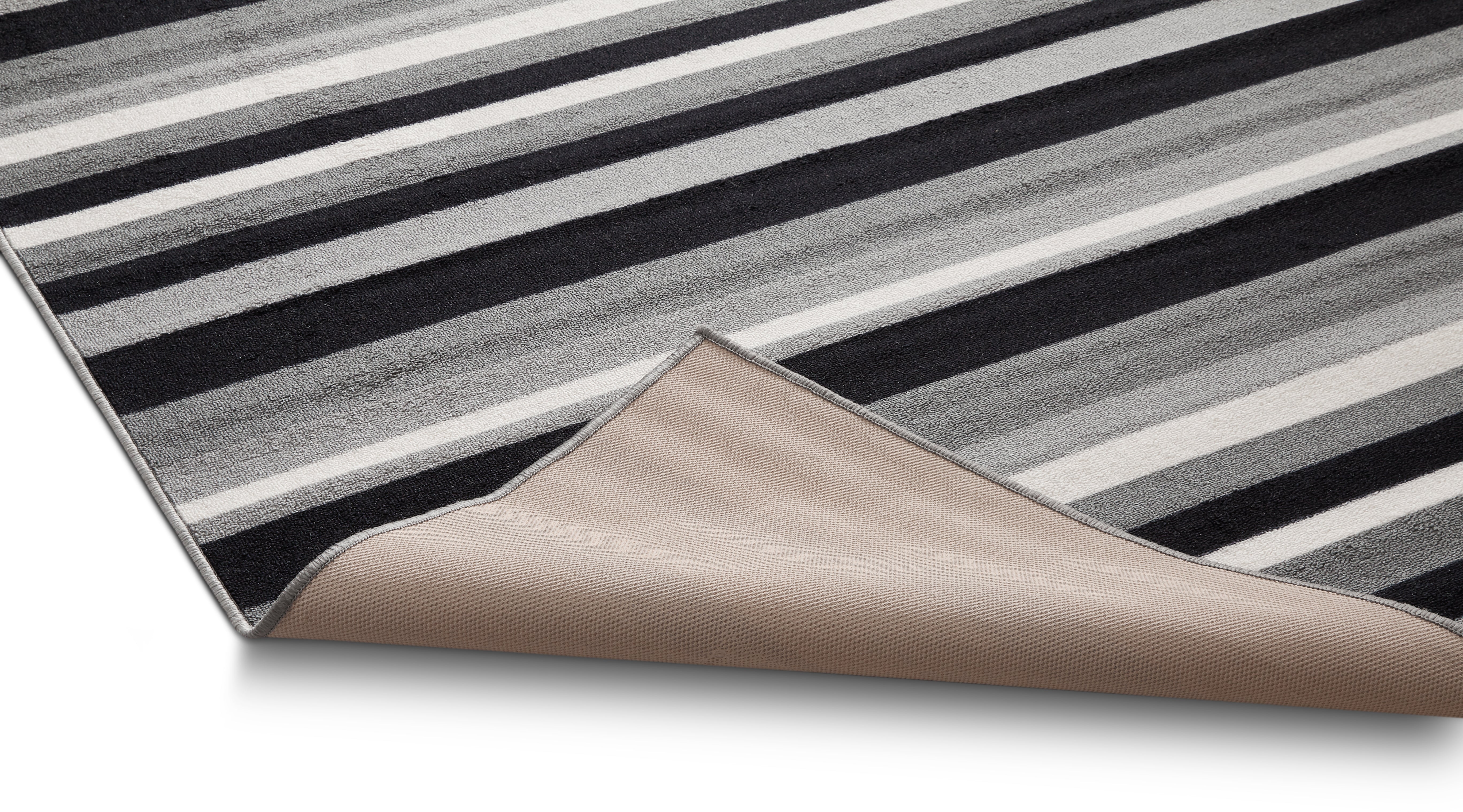 Uni Stripes Grey Modern Rug