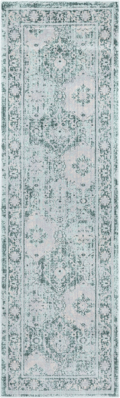 Marjorie Vintage Oriental Persian Panel Teal Rug