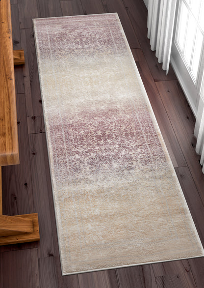 Melange Lavender Vintage Modern Rug