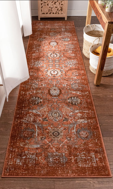 Goa Copper Vintage Modern Rug