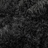 Chie Glam Solid Ultra-Soft Black Shag Rug