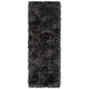 Chie Glam Solid Ultra-Soft Black Shag Rug