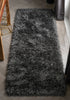 Chie Glam Solid Ultra-Soft Black Shag Rug