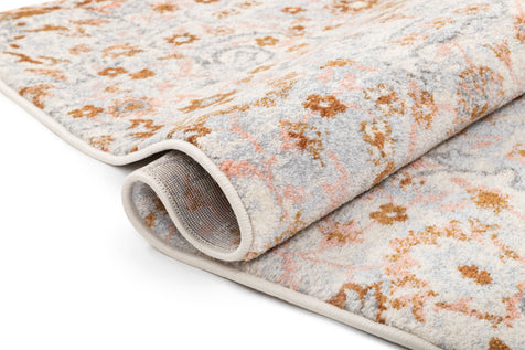 Wonderly Grey Copper Modern Rug