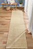 Boucle Hand-Woven Jute Rug Farmhouse Solid Pattern Off-White Chunky-Textured Rug