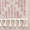 Arbor Moroccan Trellis Blush Kilim-Style Rug