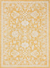 Delphi Oriental Persian Indoor/Outdoor Yellow Flat-Weave Rug