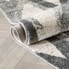 Toro Modern Ogee Geometric Ivory Rug