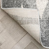 Toro Modern Ogee Geometric Ivory Rug