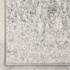 Madia Industrial Solid & Striped Distressed Grey Rug
