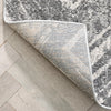 Julie Distressed Chevron Stripes Grey Rug