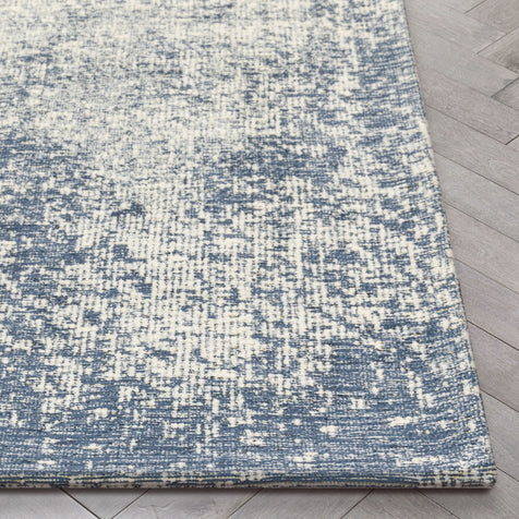 Atri Modern Distressed Abstract Beige Kilim-Style 5'3" x 7'3" Rug
