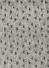 Veria Mid-Century Modern Geometric Grey 5'3" x 7'3" Kilim-Style Rug