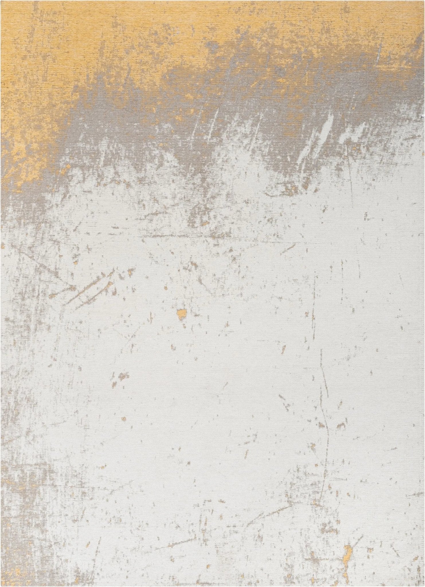 Napio Modern Abstract Brush Stroke Grey 5'3" x 7'3" Rug Well Woven