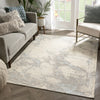 Forio Contemporary Distressed Marble Pattern Beige Kilim-Style Rug