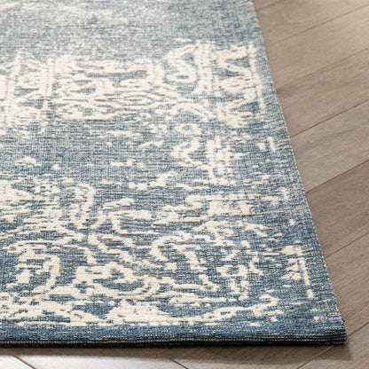 Vasto Vintage Medallion Blue 5'3" x 7'3" Rug