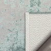Sarno Modern Abstract Light Grey & Blue 5'3" x 7'3" Rug