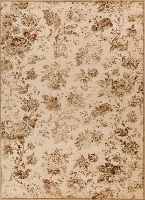 Tapestry Beige Floral Rug 3'11" x 5'3"