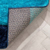 Remi Contemporary Geometric Boxes 3D Textured Shag Multi Rainbow Rug