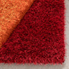Mika Retro Chevron 3D Textured Shag Rainbow Multi Rug