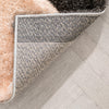 Remi Modern Geometric Stripes 3D Textured Shag Grey Purple Rug