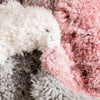 Remi Modern Geometric Stripes 3D Textured Shag Blush Gold Rug