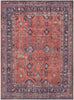 Daliah Machine Washable Vintage Persian Oriental Red Flat-Weave Rug