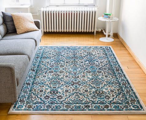 Aria Biege Vintage Rug 5'3" x 7'3"