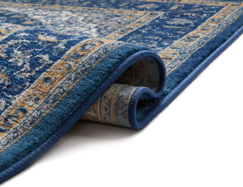 Mahal Blue Vintage Medallion Rug