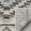 Prato Tribal Southwestern Geometric Blue Rug