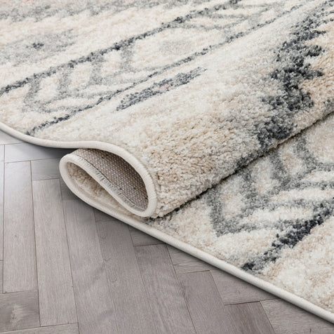 Prato Tribal Southwestern Geometric Pink Rug