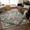 Carpi Vintage Bohemian Medallion Grey Rug