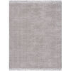 Carlow Solid & Striped Textured Taupe Ivory Ultra Soft High-Low Shag Rug