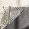 Firth Moroccan Trellis Textured Ivory Ultra Soft High-Low Shag Rug
