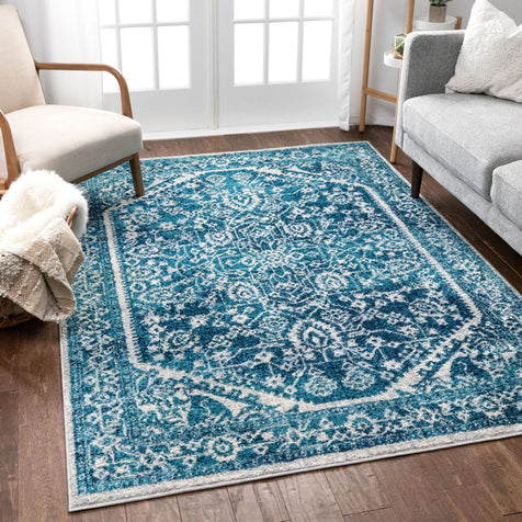 Coco Blue Bohemian Persian Rug