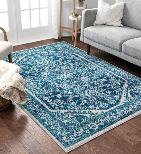 Coco Blue Bohemian Persian Rug
