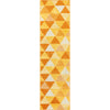 Alvin Orange Modern Geometric Rug