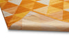 Alvin Orange Modern Geometric Rug