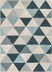 Alvin Dark Blue Mid-Century Modern Rug
