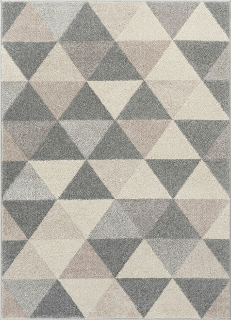 Alvin Grey Mid-Century Modern Rug
