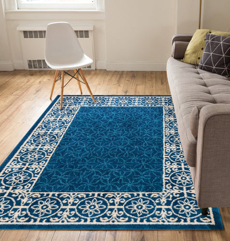 Gabby Blue Modern Rug 7'10" x 9'10"