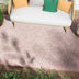 Sol Lattice Trellis Indoor Outdoor Blush Flatweave Rug