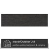 Leif Nordic Geometric Pattern Indoor Outdoor Anthracite Flatweave Rug