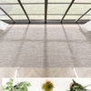Leif Nordic Geometric Indoor Outdoor Grey Flatweave 5'3" x 7'3" Rug