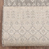 Custom Size Runner Nord Nordic Lattice Pattern Light Grey 31 Inches Width x Choose Your Length Hallway Indoor/Outdoor Runner Rug